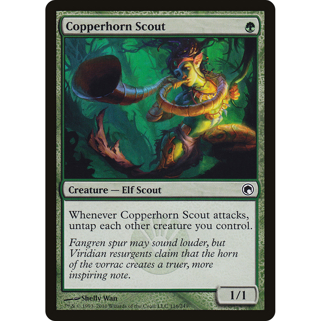 Copperhorn Scout (SOM-116) - Scars of Mirrodin Foil