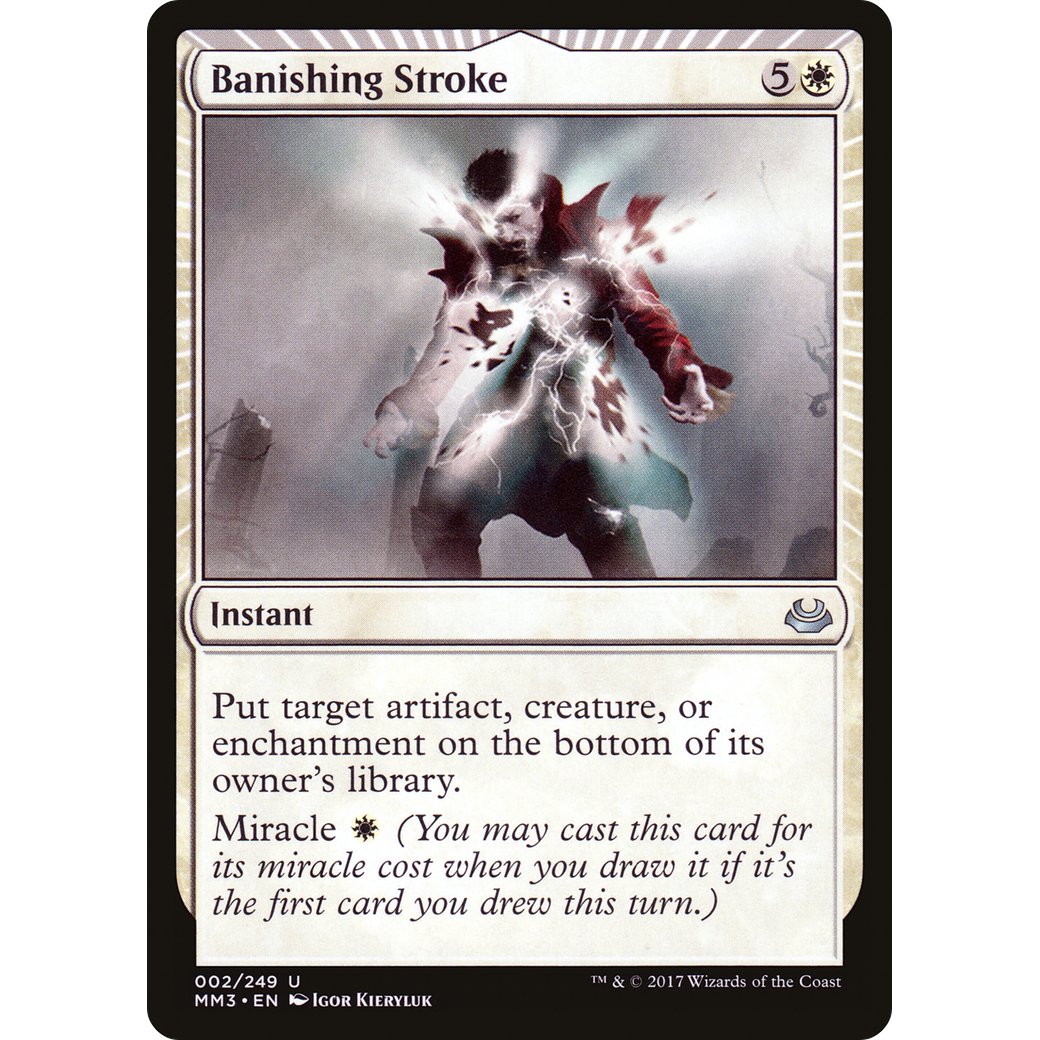 Banishing Stroke (MM3-002) - Modern Masters 2017: (miracle)