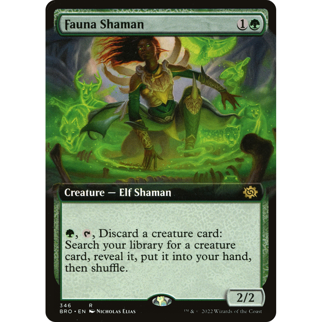 Fauna Shaman (Extended Art) (BRO-346) - The Brothers' War: (Extended Art)