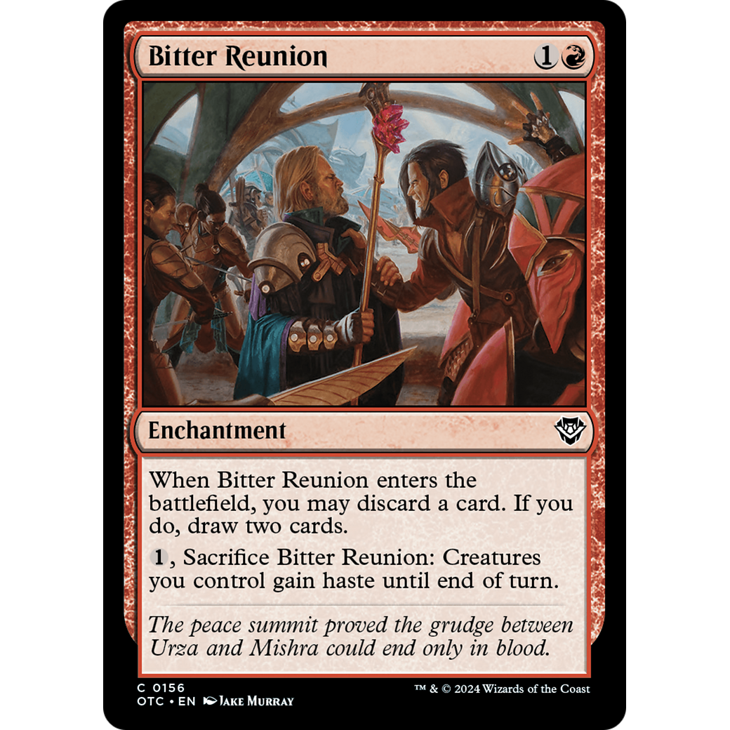 Bitter Reunion (OTC-156) - Outlaws of Thunder Junction Commander
