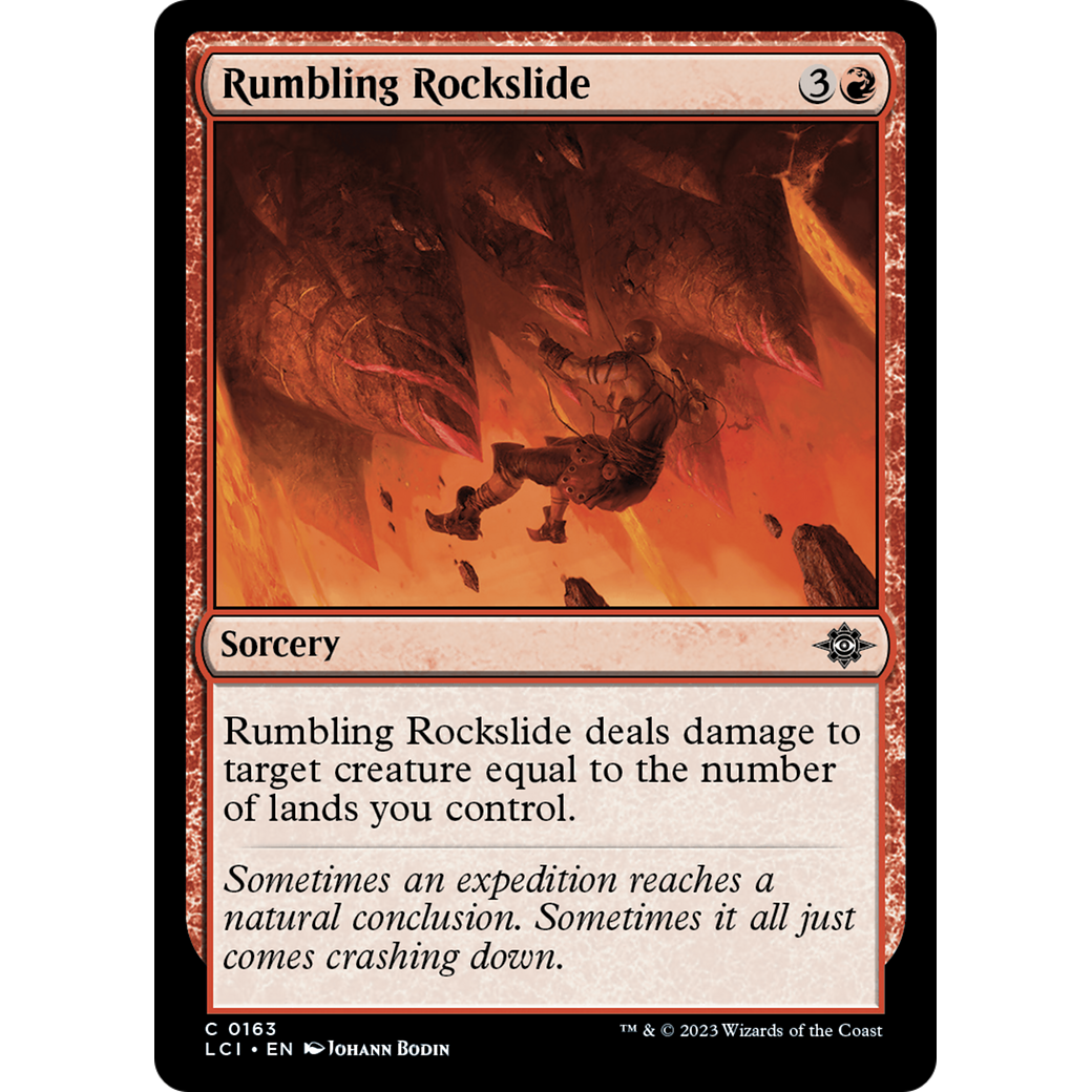 Rumbling Rockslide (LCI-163) - The Lost Caverns of Ixalan
