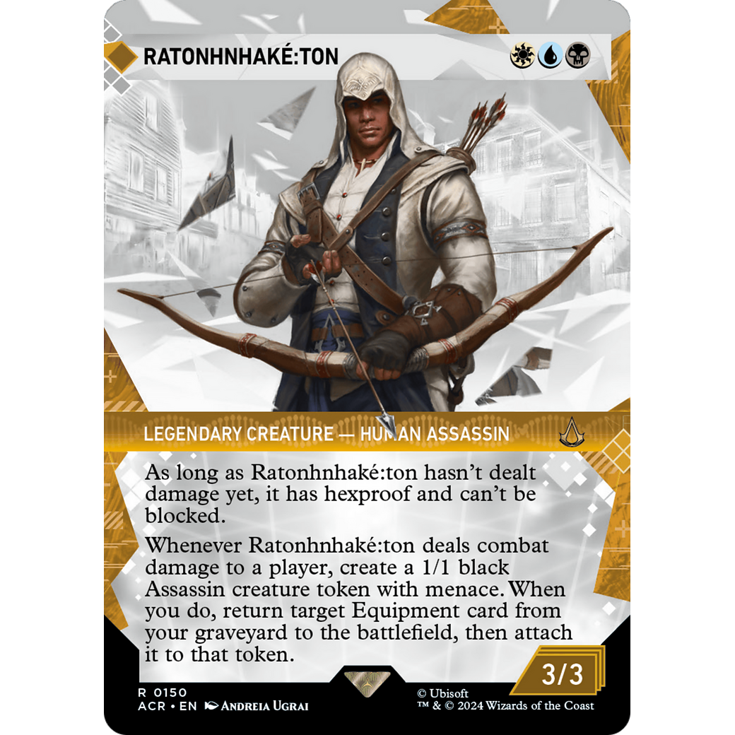 Ratonhnhake:ton (Showcase) (ACR-150) - Assassin's Creed: (Showcase) (Borderless) Foil