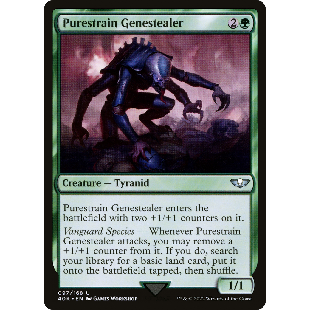 Purestrain Genestealer (40K-097) - Warhammer 40,000 Commander