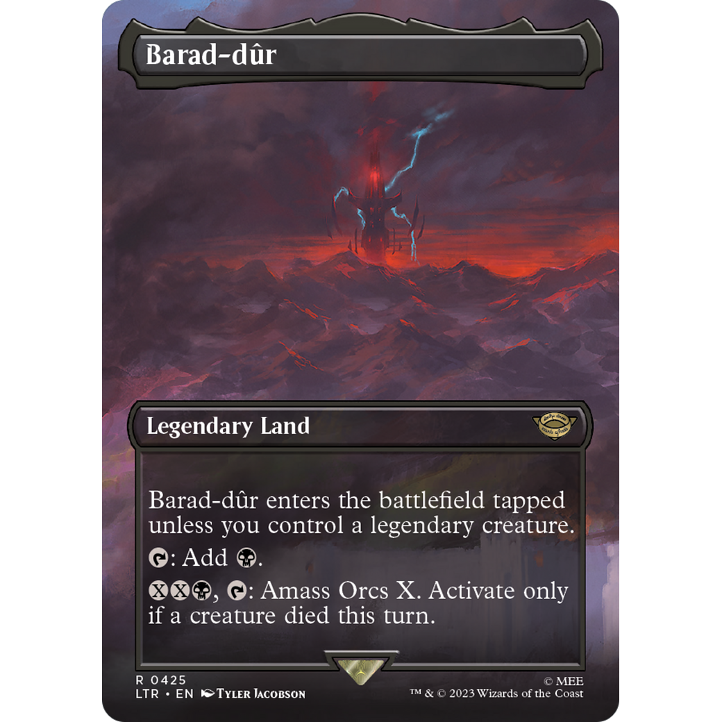 Barad-dûr (LTR-425) - The Lord of the Rings: Tales of Middle-earth (Borderless) Foil