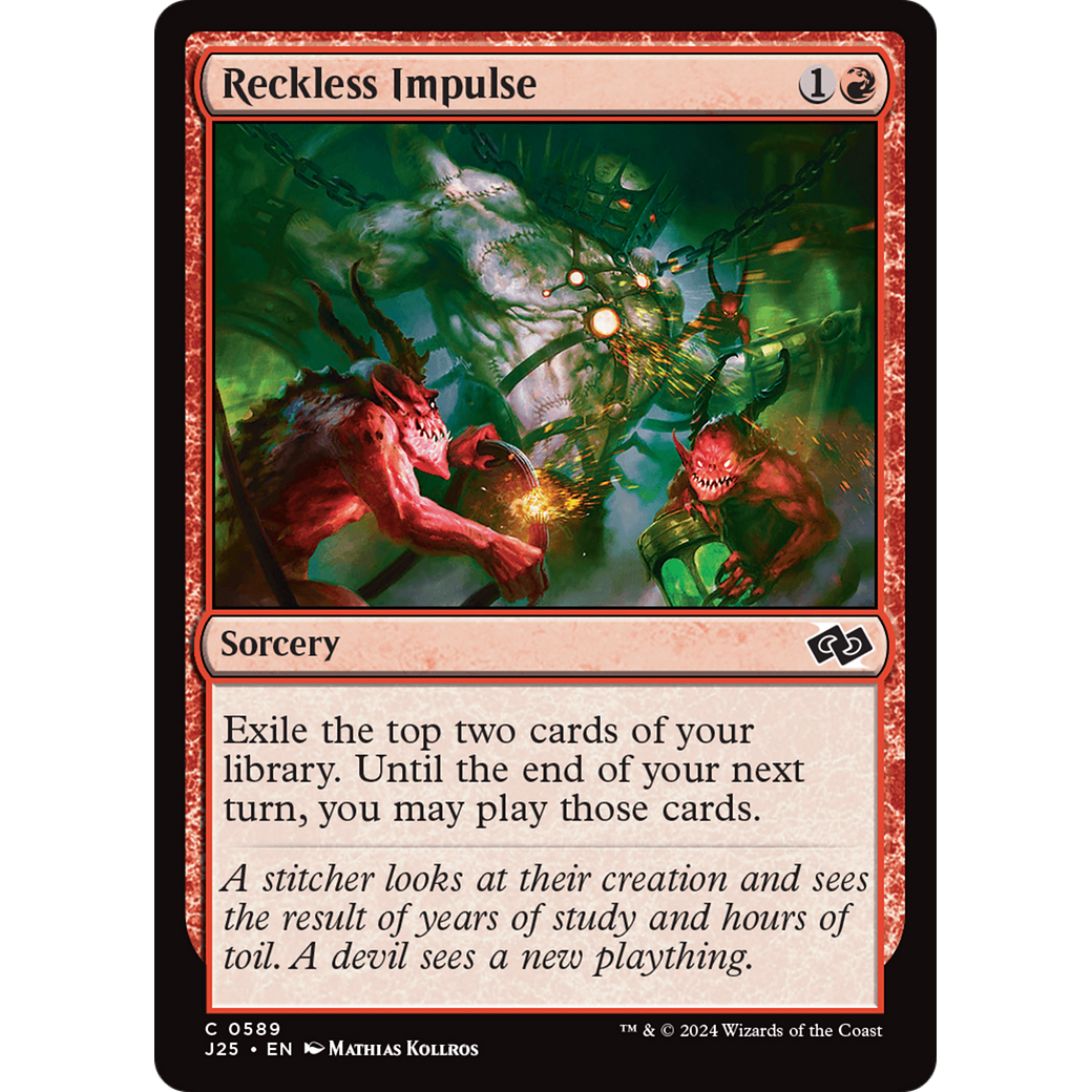 Reckless Impulse (J25-589) - Foundations Jumpstart