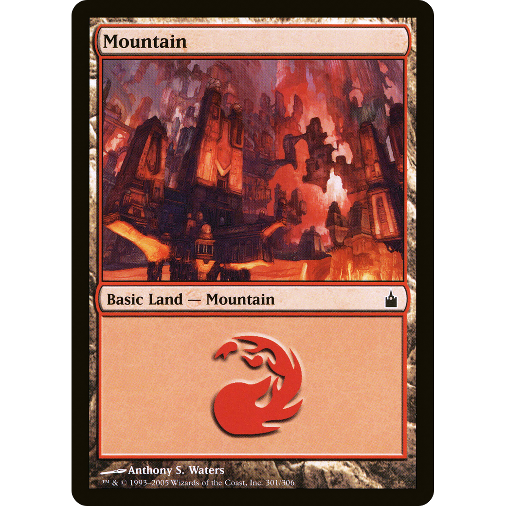 Mountain (301) (RAV-301) - Ravnica: City of Guilds