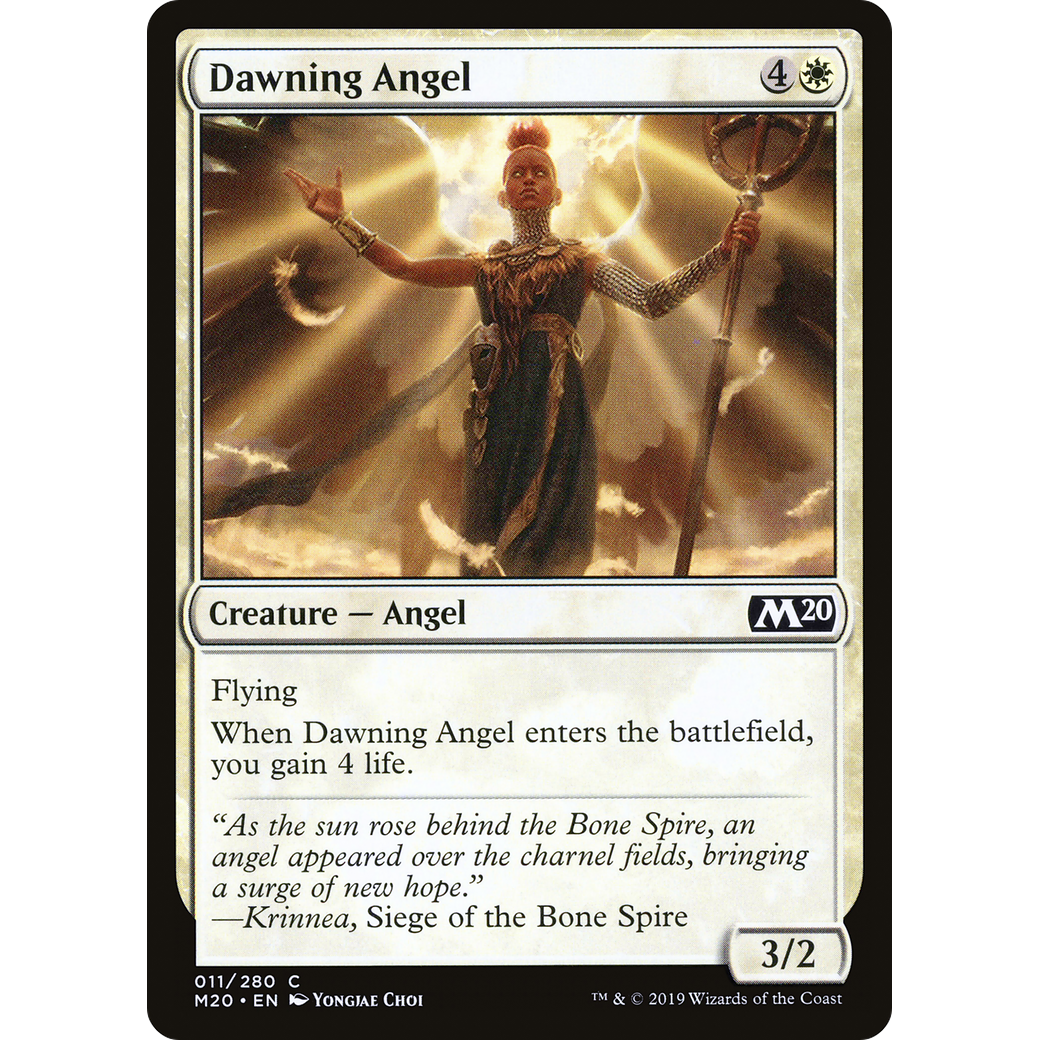 Dawning Angel (M20-011) - Core Set 2020