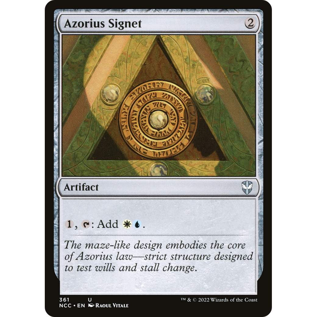 Azorius Signet (NCC-361) - New Capenna Commander