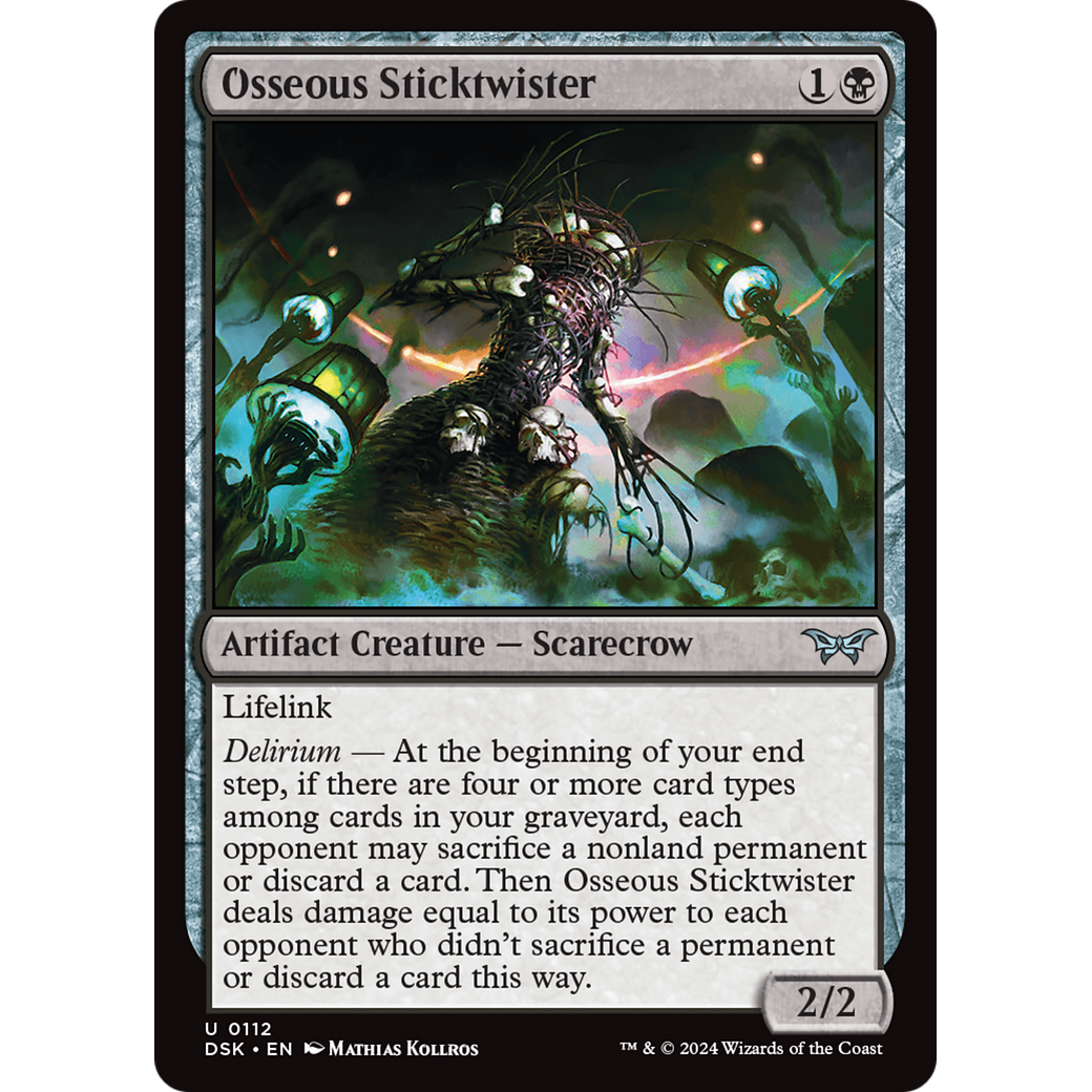 Osseous Sticktwister (DSK-112) - Duskmourn: House of Horror Foil