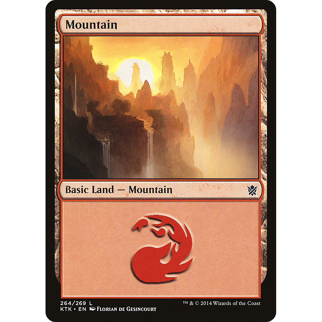 Mountain (264) (KTK-264) - Khans of Tarkir Foil