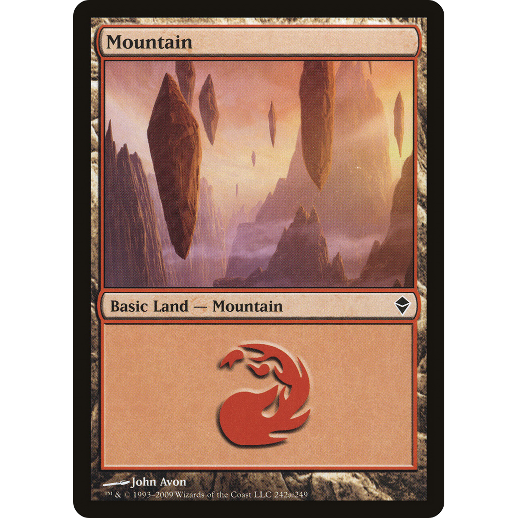 Mountain (242a) (ZEN-242A) - Zendikar