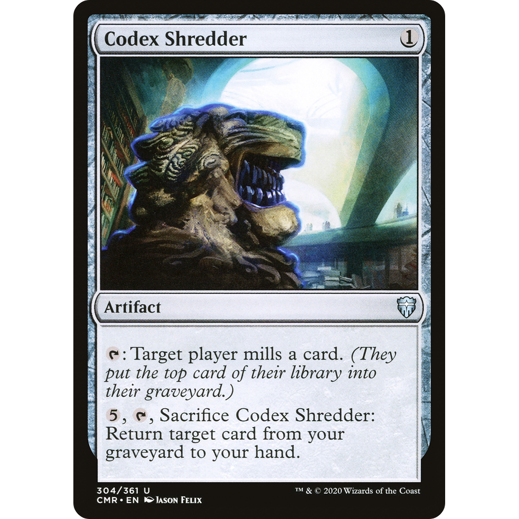 Codex Shredder (CMR-304) - Commander Legends Foil
