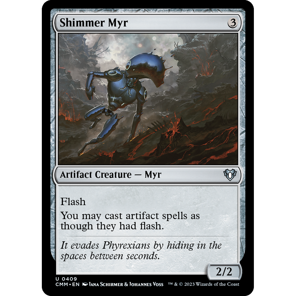 Shimmer Myr (CMM-409) - Commander Masters Foil