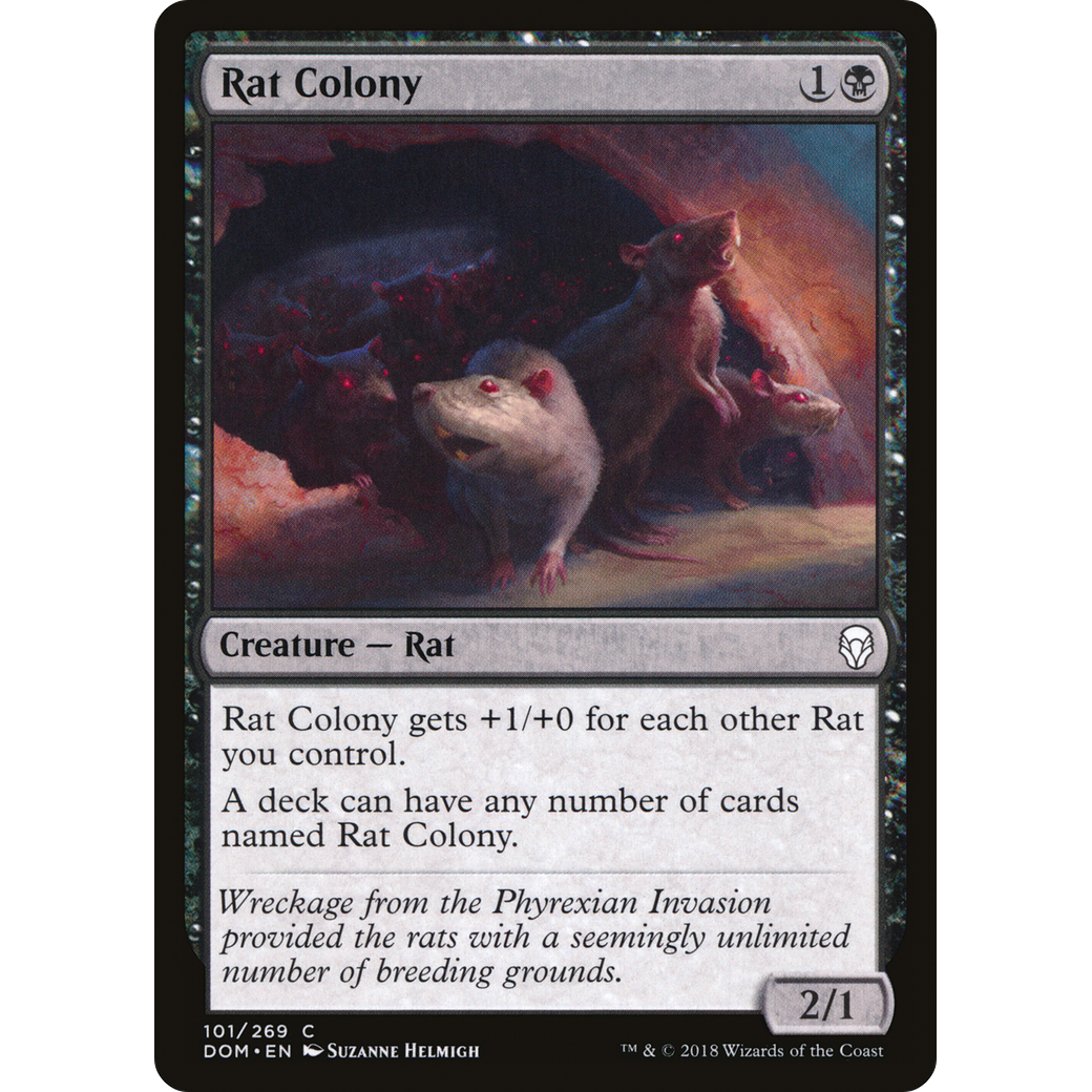 Rat Colony (DOM-101) - Dominaria Foil