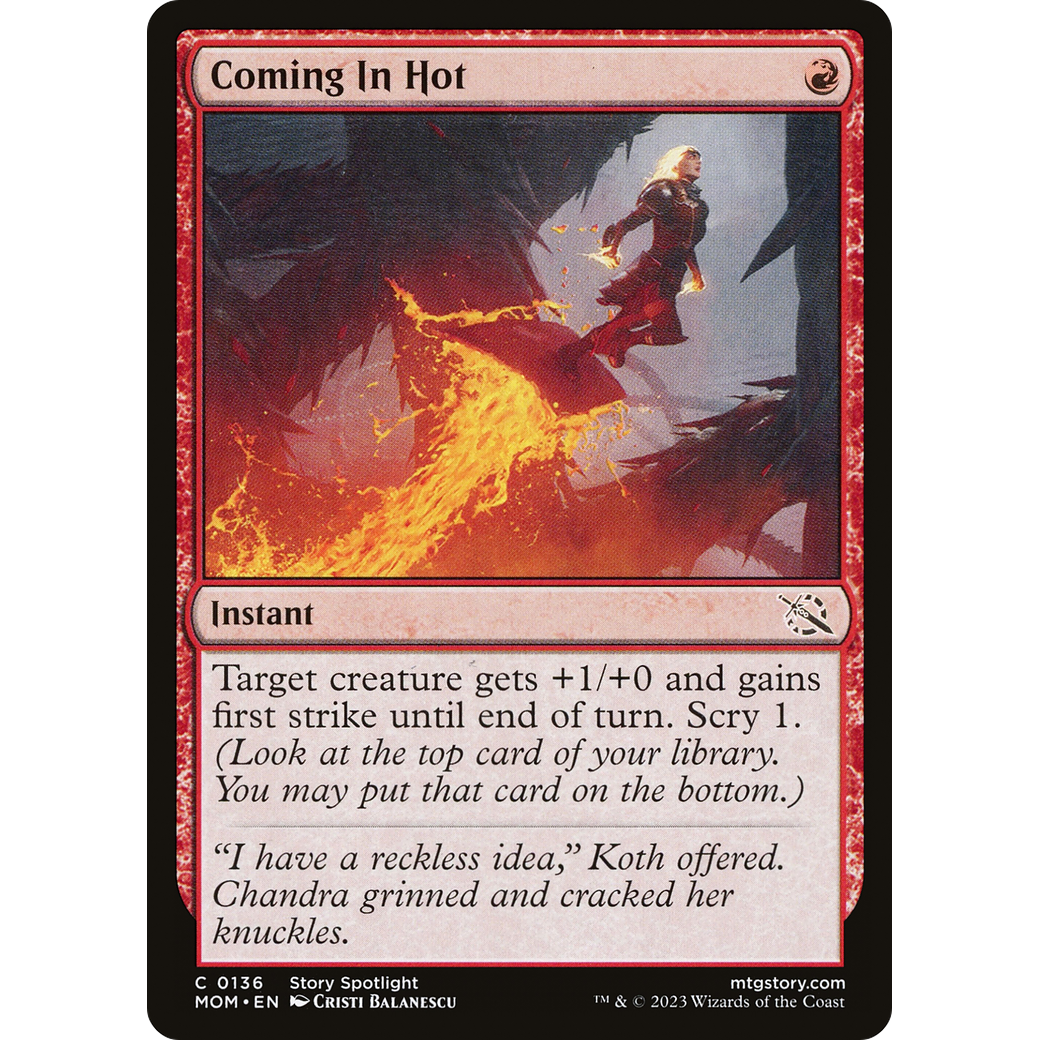 Coming In Hot (MOM-136) - March of the Machine Foil