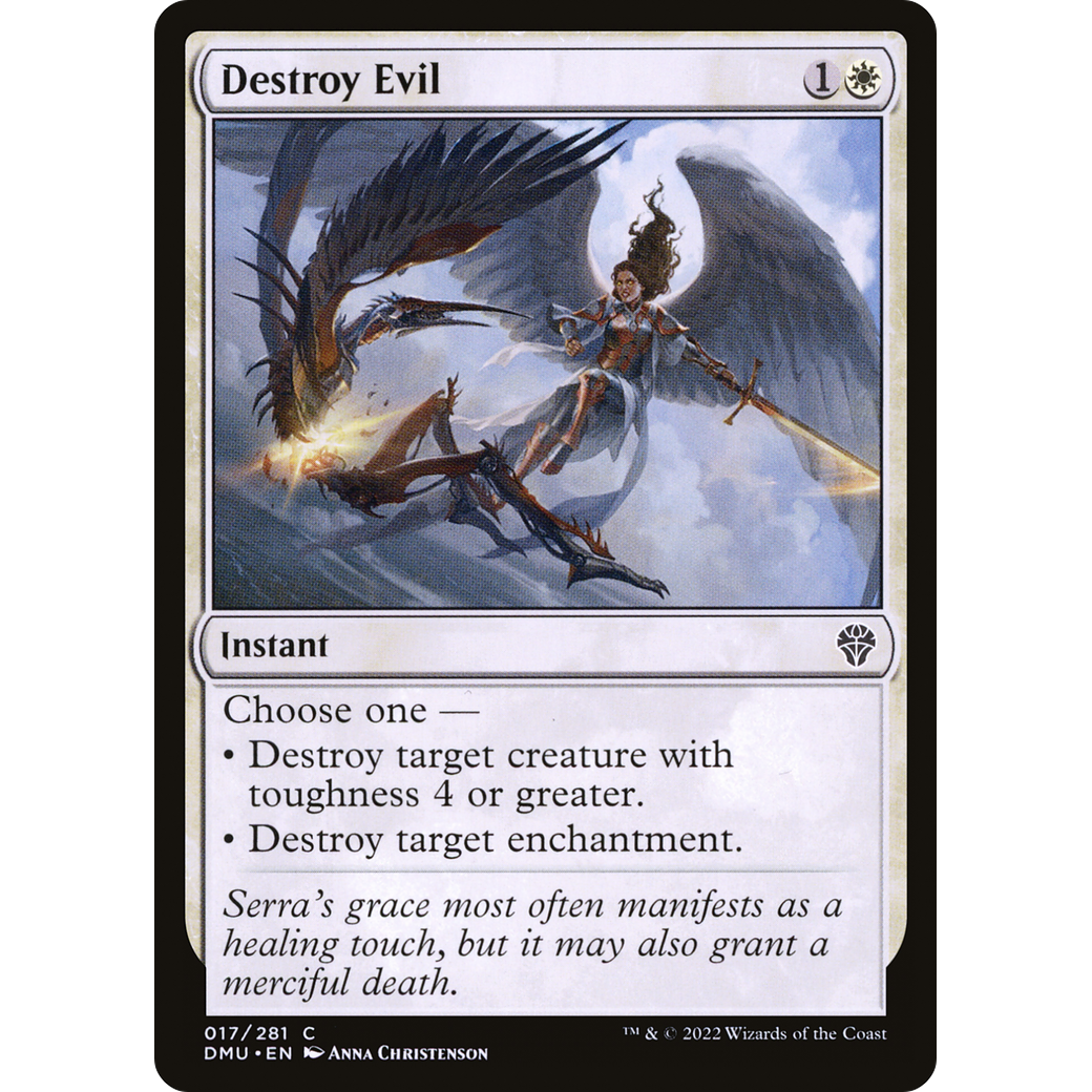 Destroy Evil (DMU-017) - Dominaria United Foil