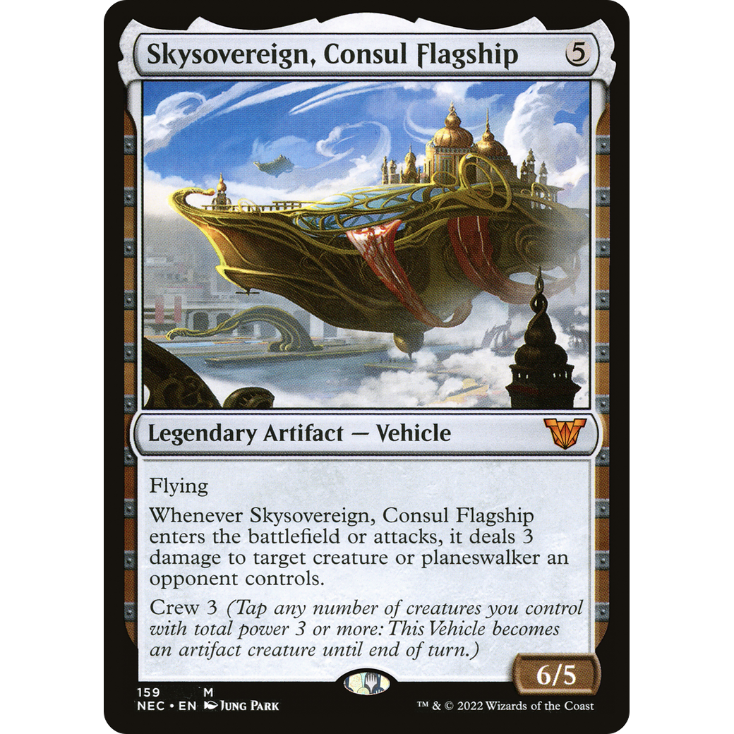 Skysovereign, Consul Flagship (NEC-159) - Neon Dynasty Commander