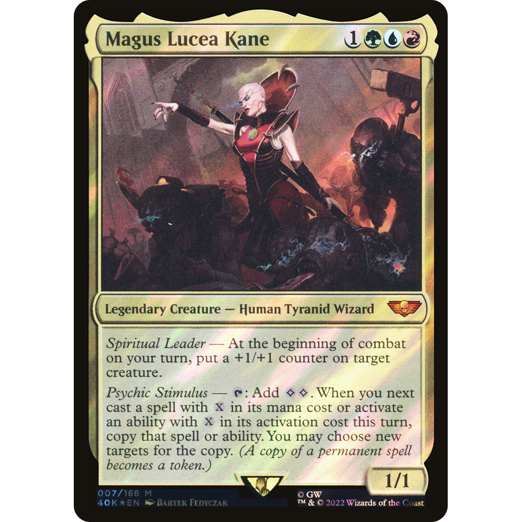 Magus Lucea Kane (40K-007) - Warhammer 40,000 Commander Foil