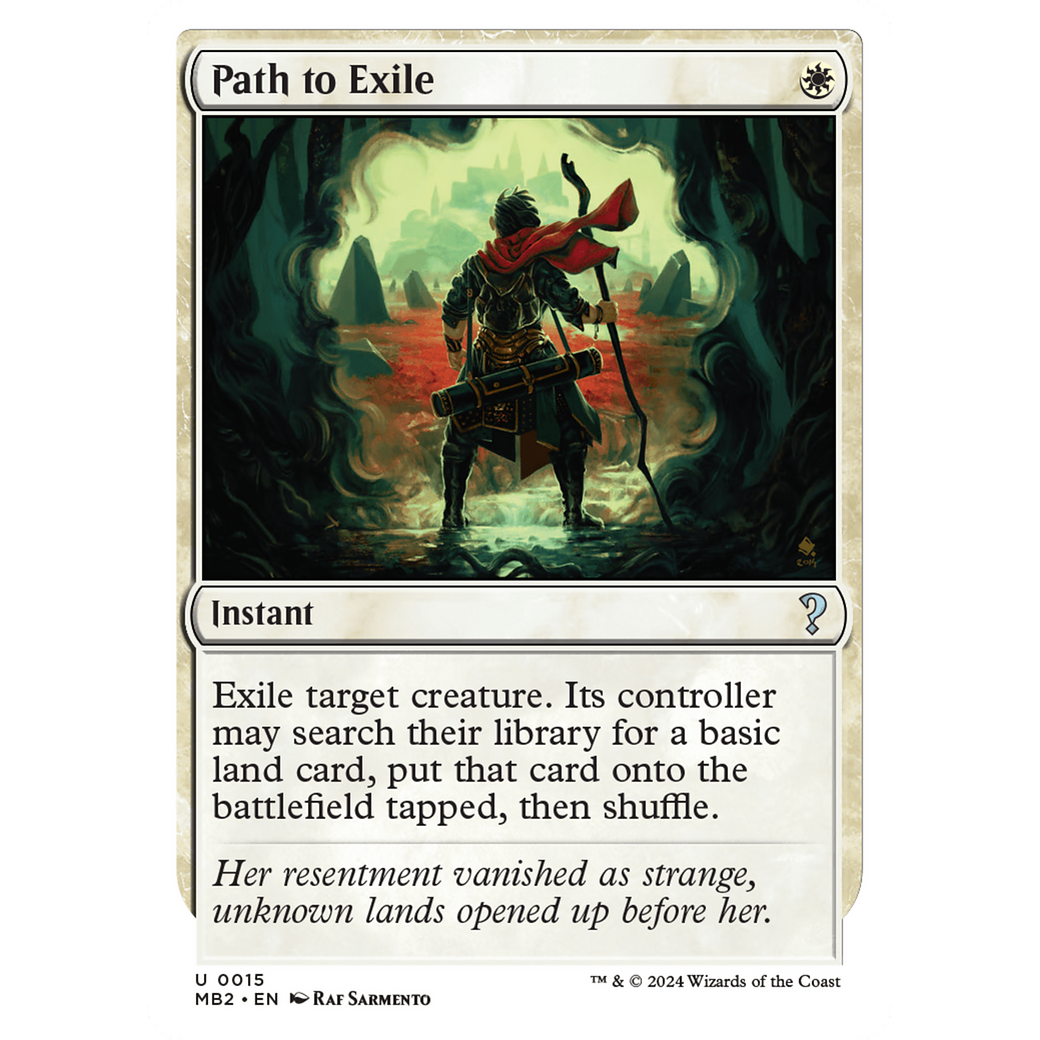Path to Exile (White Border) (MB2-015) - Mystery Booster 2