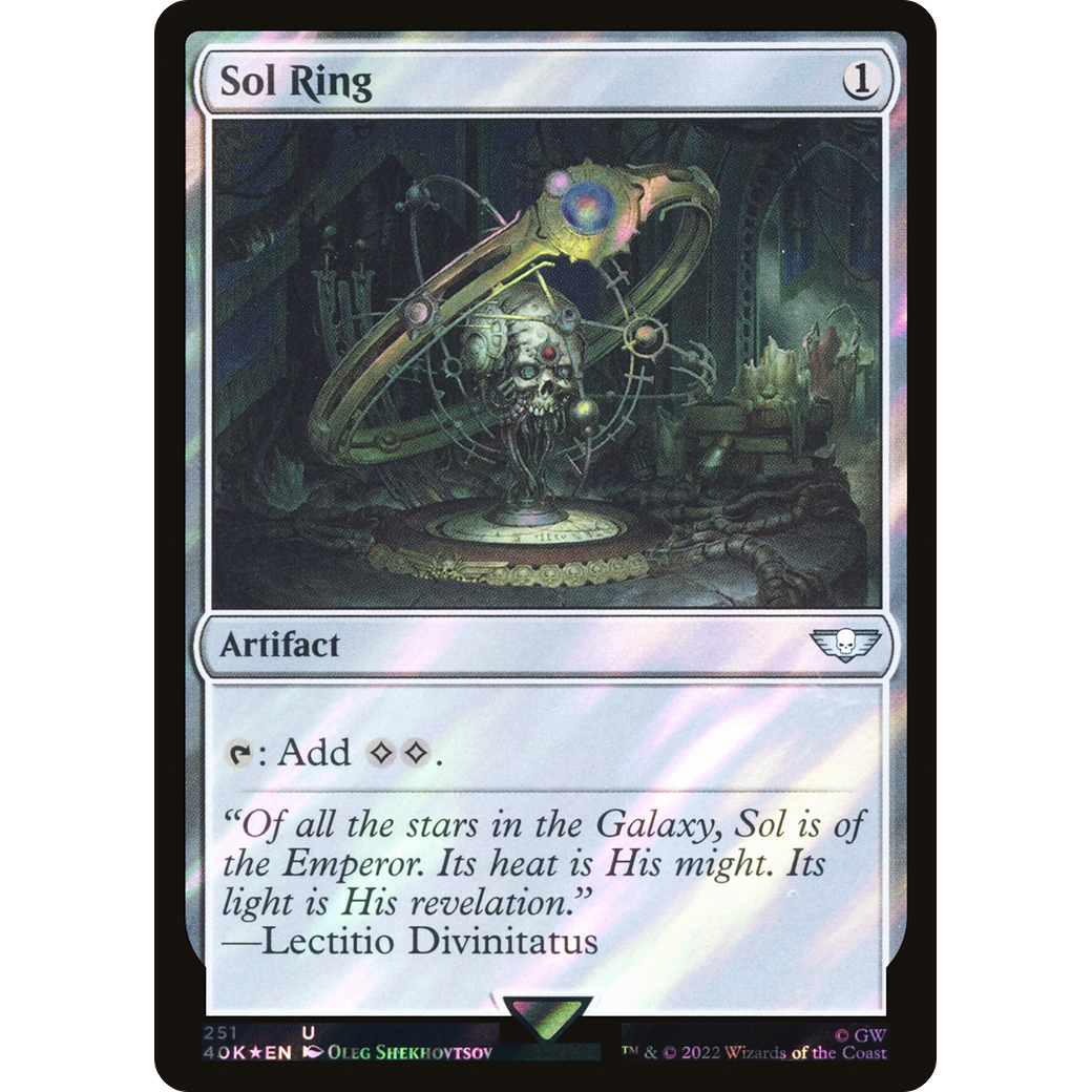Sol Ring (40K-251) - Warhammer 40,000 Commander Foil