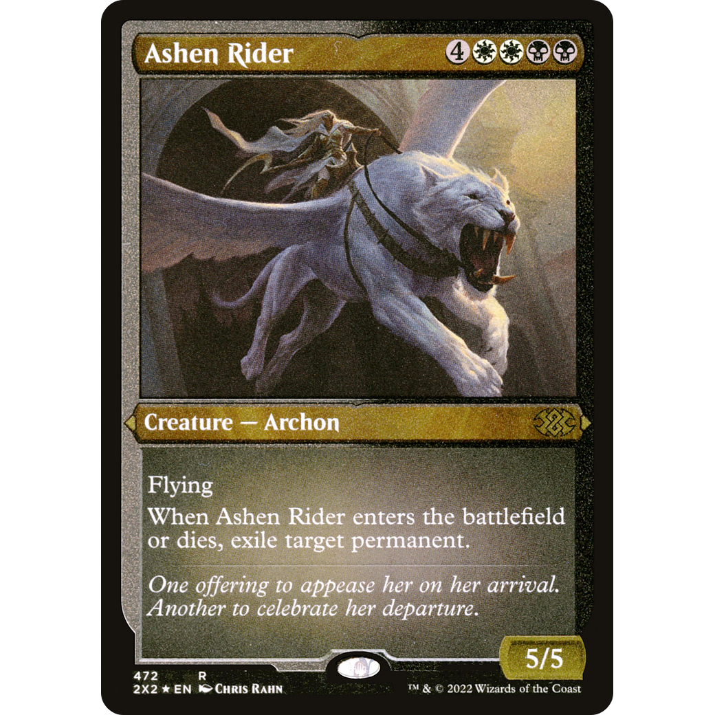 Ashen Rider (Foil Etched) (2X2-472) - Double Masters 2022 Foil