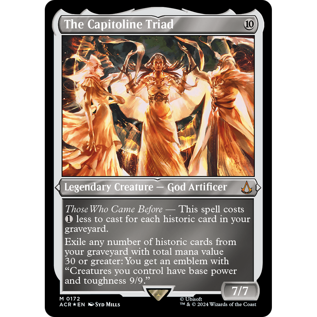 The Capitoline Triad (ACR-172) - Assassin's Creed Etched Foil