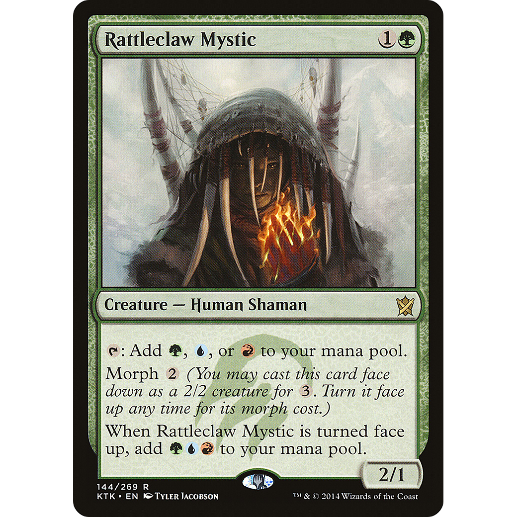 Rattleclaw Mystic (KTK-144) - Khans of Tarkir Foil