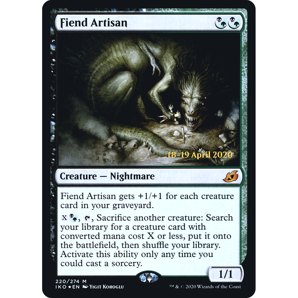 Fiend Artisan (PRE-220) - Ikoria: Lair of Behemoths Promos Foil