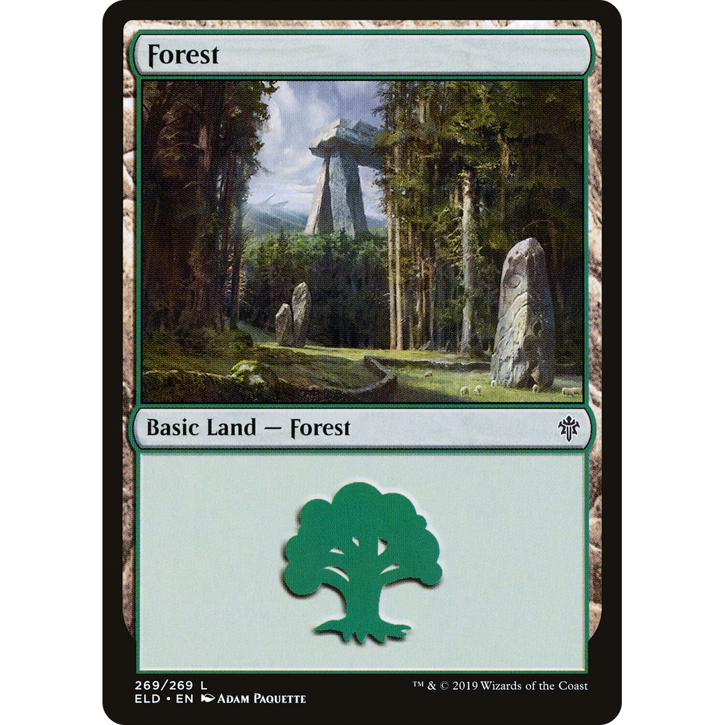 Forest (269) (ELD-269) - Throne of Eldraine Foil