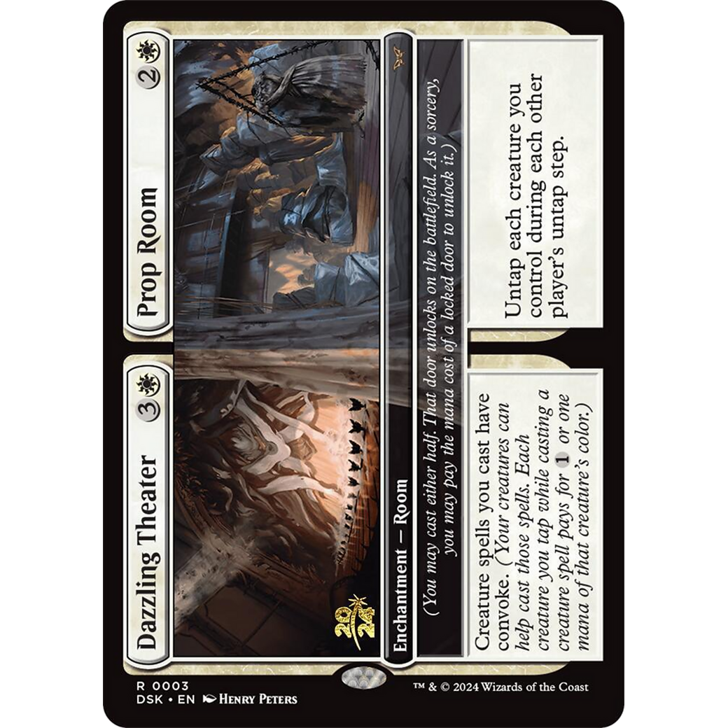 Dazzling Theater // Prop Room (PRE-03S) - Duskmourn: House of Horror Promos Foil