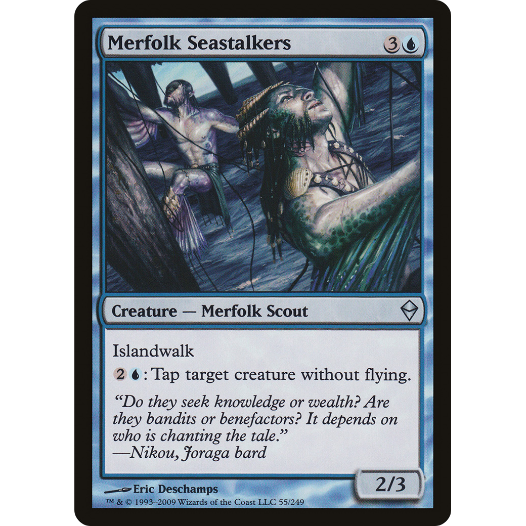 Merfolk Seastalkers (ZEN-055) - Zendikar Foil