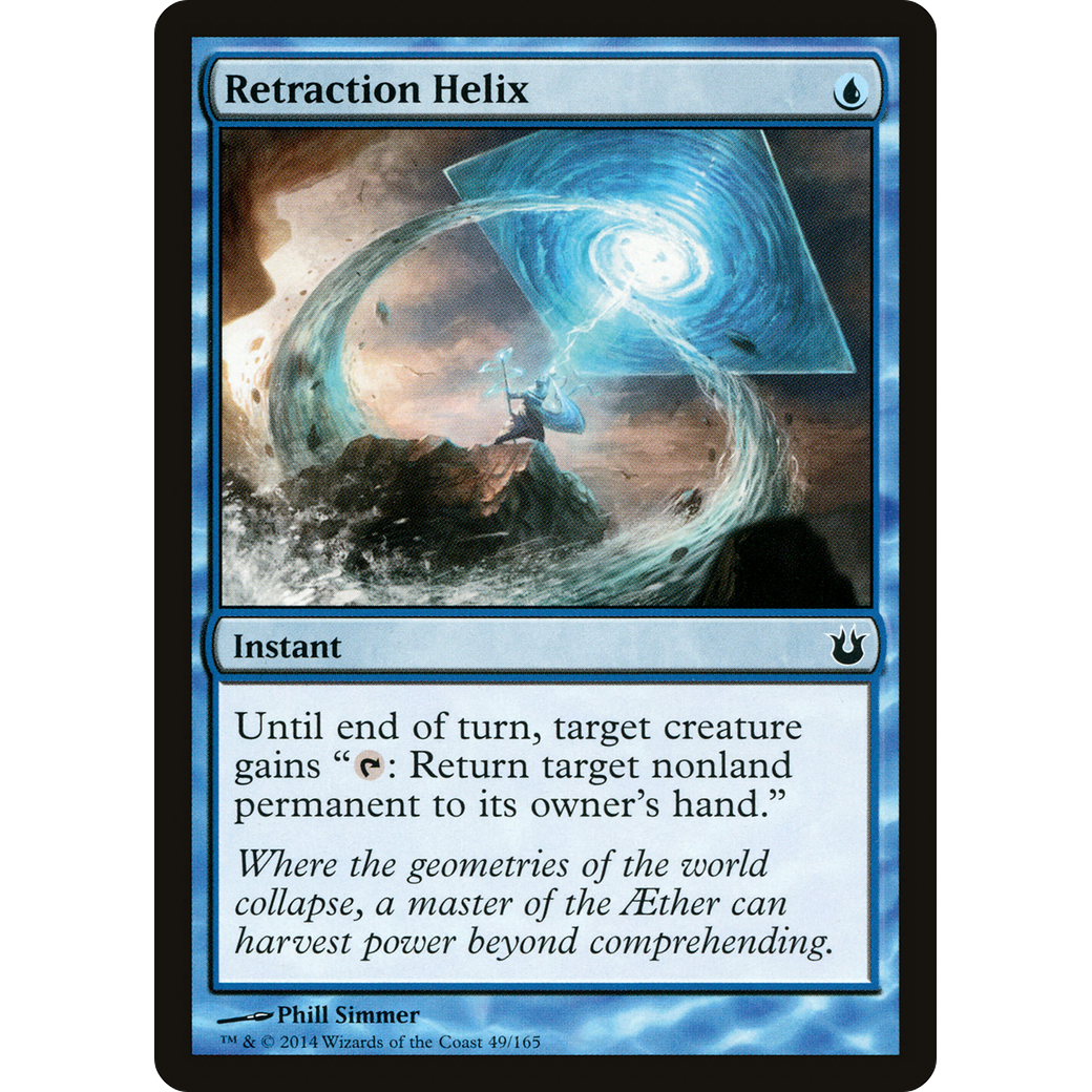 Retraction Helix (BNG-049) - Born of the Gods Foil