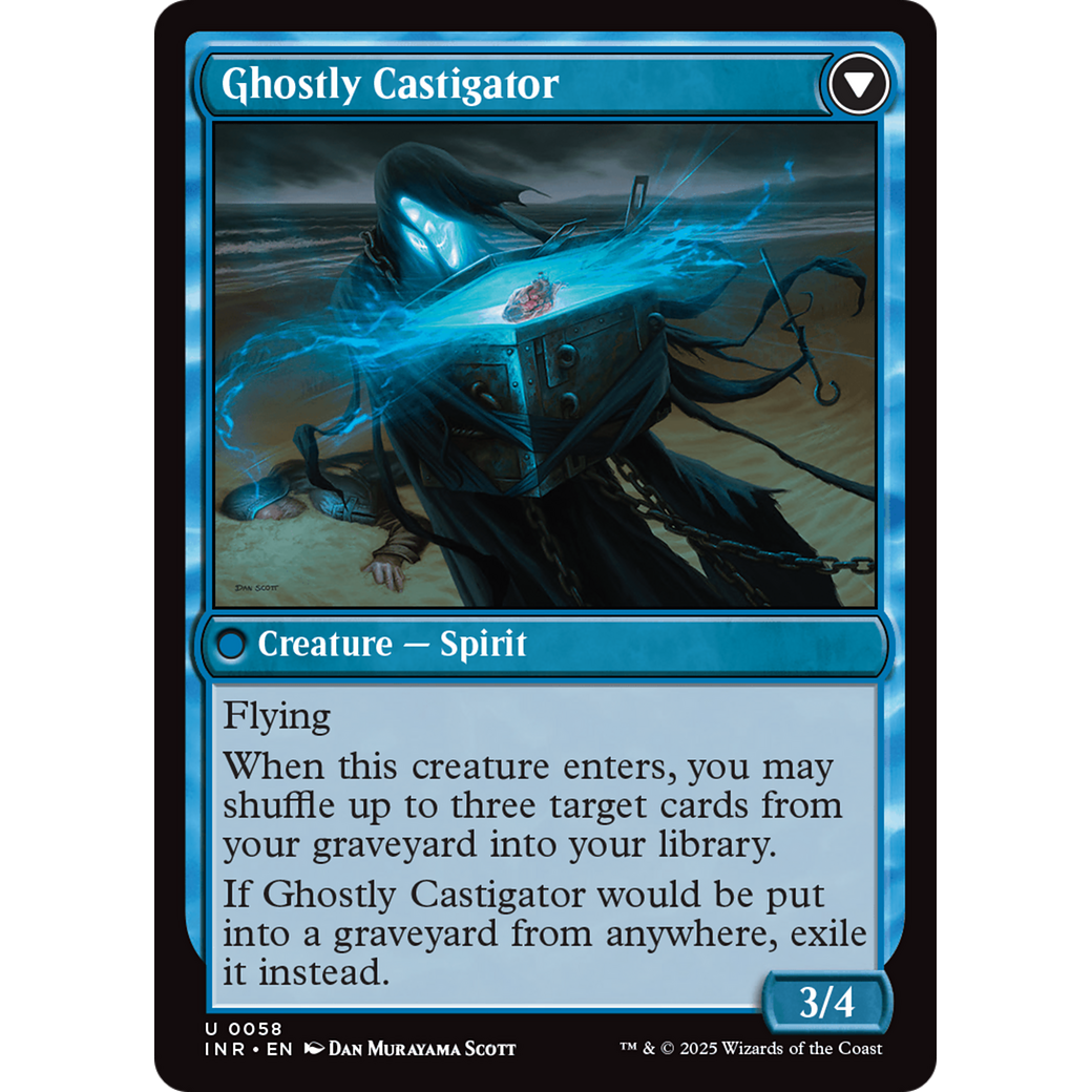Covetous Castaway // Ghostly Castigator (INR-058) - Innistrad Remastered Foil