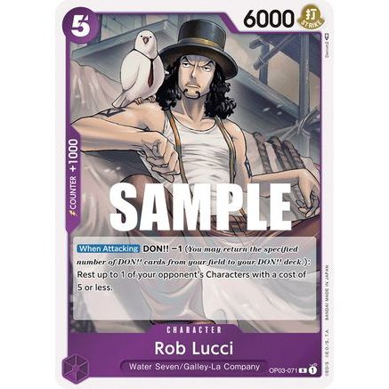Rob Lucci (071) (OP03-071) - Pillars of Strength Foil