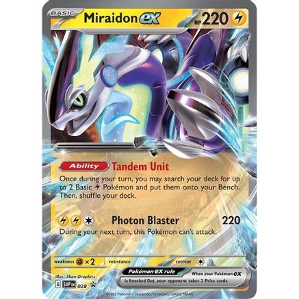 Miraidon ex - 028 28 - SV Scarlet & Violet Promo Cards Holofoil