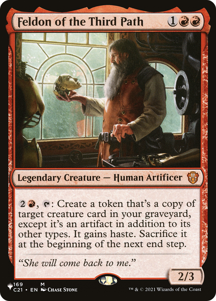 Feldon of the Third Path (LIST-169/081) - The List