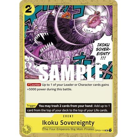 Ikoku Sovereignty (OP03-118) - Pillars of Strength