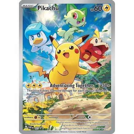 Pikachu - 027 27 - SV Scarlet & Violet Promo Cards Holofoil