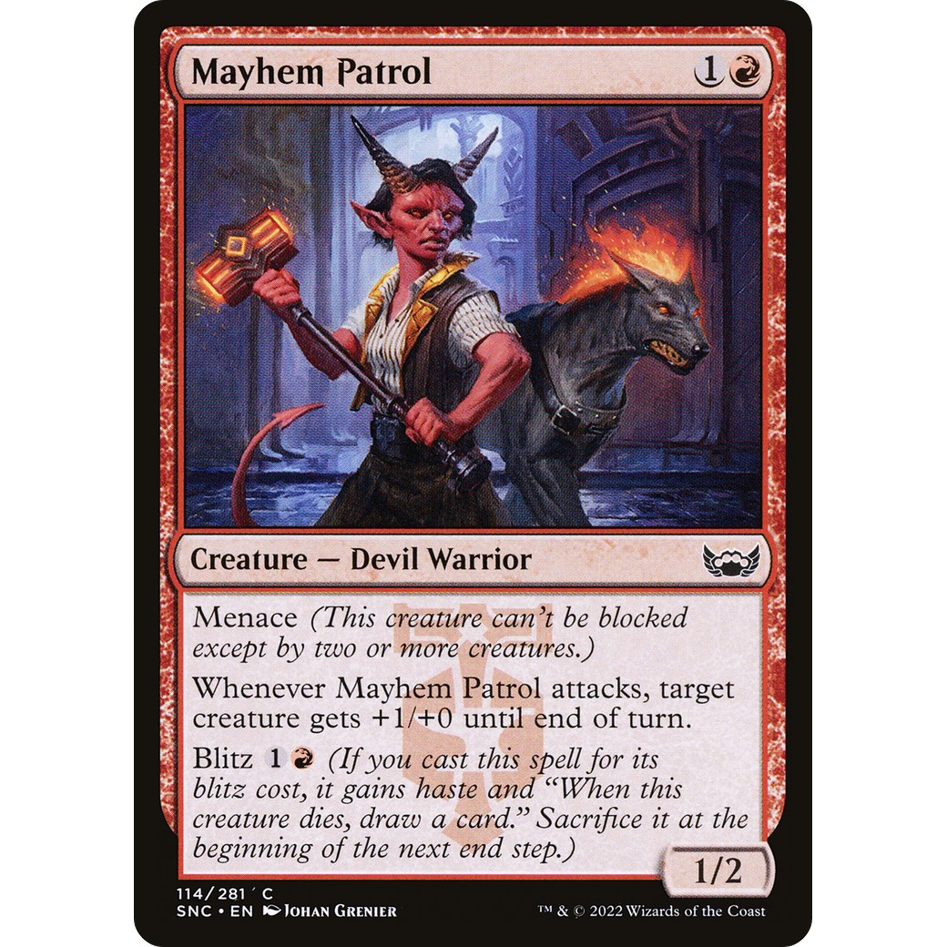 Mayhem Patrol (SNC-114) - Streets of New Capenna Foil