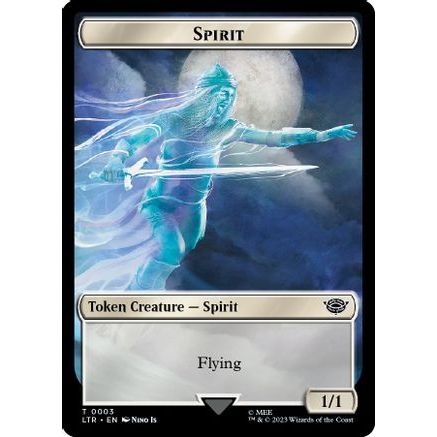 Spirit // Food (0011) Double-Sided Token (LTR-3 // 11) - The Lord of the Rings: Tales of Middle-earth Foil