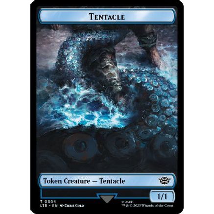 Tentacle // Food (0009) Double-Sided Token (LTR-4 // 9) - The Lord of the Rings: Tales of Middle-earth Foil