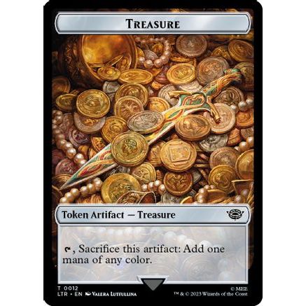 Treasure // Food (0011) Double-Sided Token (LTR-12 // 11) - The Lord of the Rings: Tales of Middle-earth Foil