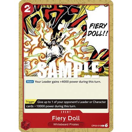Fiery Doll (OP03-019) - Pillars of Strength Pre-Release Cards