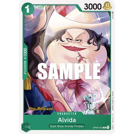 Alvida (OP03-023) - Pillars of Strength Pre-Release Cards