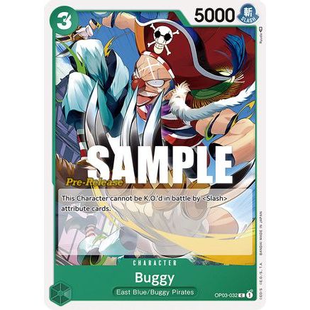 Buggy (032) (OP03-032) - Pillars of Strength Pre-Release Cards