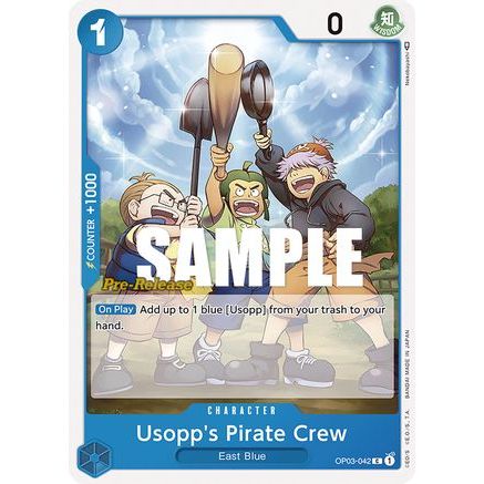 Usopp's Pirate Crew (OP03-042) - Pillars of Strength Pre-Release Cards