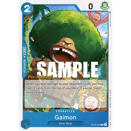 Gaimon (OP03-043) - Pillars of Strength Pre-Release Cards