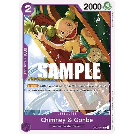 Chimney & Gonbe (OP03-065) - Pillars of Strength Pre-Release Cards