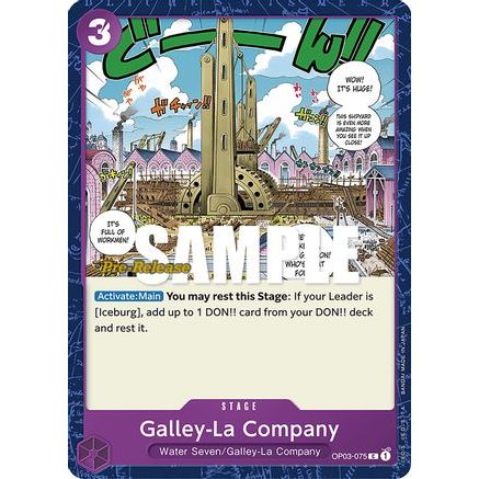 Galley-La Company (OP03-075) - Pillars of Strength Pre-Release Cards