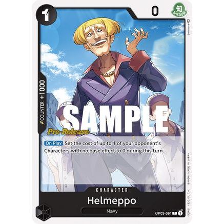 Helmeppo (OP03-091) - Pillars of Strength Pre-Release Cards